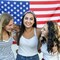 4th of July Headband for Women American Flag Knotted Headband Red White and Blue Sequin Patriotic Hairband USA Independence Day Head Band Hair Accessories Gift